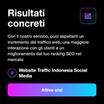 Traffico sito web Indonesia - informazioni servizio