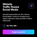 Traffico Russia - quantità di visite disponibili