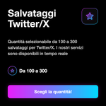Bookmarks X / Twitter 🔖 • Pacchetti quantità