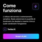 Salvataggi X / Twitter 🔖 • Inserimento link del post