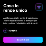 Backlink X / Twitter 🔗 • Compatibilità del link placement
