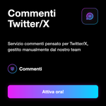 Commenti X / Twitter Brasile 🇧🇷 • Replies e Engagement - Commenti Twitter/X: Servizio commenti pensato per Twitter/X, gestito manualmente dal nostro team