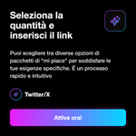 Like X / Twitter Cina 🇨🇳 • China Likes - Seleziona la quantità e inserisci il link: Puoi scegliere tra diverse opzioni di pacchetti di "mi piace" per soddisfare le tue esigenze specifiche. È un processo rapido e intuitivo