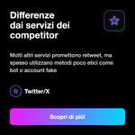 Retweet X / Twitter Cina 🇨🇳 • Targeting e compatibilità