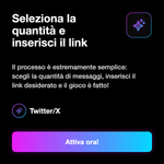 Messaggi Diretti X ✉️ • Selezione quantità DM