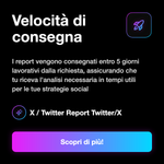 Analisi Performance X / Twitter 🔎 • Modalità di consegna