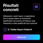 Report X / Twitter 📊 • Indicazioni prima dell’acquisto