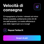 Retweet X / Twitter ♛ • Indicazioni prima dell’acquisto