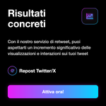 Repost X / Twitter 🔁 • Servizio per post compatibili