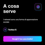 Retweet X / Twitter ♛ • Informazioni sul servizio