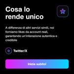 Like X / Twitter Turchia 🇹🇷 • Turkey Likes - Cosa lo rende unico: A differenza di altri servizi simili, noi forniamo likes da account reali, garantendo un'interazione autentica e credibile