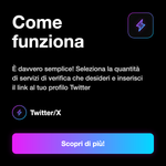Verifica X / Twitter ✅ • Inserimento link del profilo