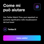 X / Twitter Watch Time ⏱️ • Tempo di Visione - Come mi può aiutare: Con Twitter Watch Time, puoi aspettarti un aumento significativo nelle visualizzazioni dei tuoi tweet