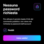 Upvote ai commenti Reddit - Nessuna password richiesta