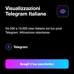 Visualizzazioni Telegram italiane - Visualizzazioni Telegram Italiane