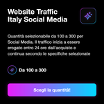 Traffico Web Italia 🌐, scelta del pacchetto di visite 🇮🇹