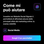 Social Signals per Sito Web 📊 • Website Social Signals - Come mi può aiutare: Investire nei Website Social Signals ti permetterà di affrontare alcune delle principali sfide del marketing online: la scarsa visibilità