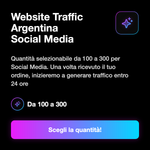 Traffico Argentina - quantità di visite disponibili