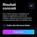 Traffico sito web - caratteristiche del servizio