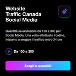 Traffico Canada - quantità di visite disponibili