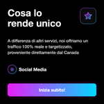 Servizio traffico web Canada - dettagli