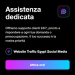 Traffico sito web Egitto - informazioni servizio