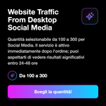 Traffico desktop - quantità di visite disponibili