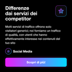 Pacchetti traffico desktop per siti web