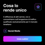 Servizio traffico web Israele - dettagli