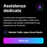 Traffico sito web Giappone - informazioni servizio
