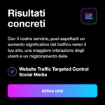 Traffico sito web controllato - informazioni servizio