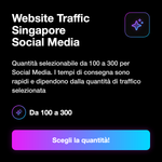 Traffico Singapore - quantità di visite disponibili