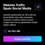 Traffico Spagna - quantità di visite disponibili