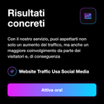 Traffico sito web USA - informazioni servizio