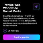 Worldwide Traffic - quantità di visite disponibili