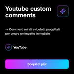 YOUTUBE BULK BOOMB COMMENTS - Youtube custom comments: → Commenti mirati e ripetuti, progettati per creare un impatto immediato
