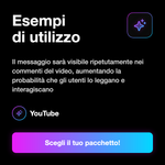 YOUTUBE BULK BOOMB COMMENTS - Esempi di utilizzo: Il messaggio sarà visibile ripetutamente nei commenti del video, aumentando la probabilità che gli utenti lo leggano e interagiscano