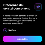 YOUTUBE BULK BOOMB COMMENTS - Differenze dai servizi concorrenti: Il nostro servizio ti permette di inviare un commento su misura, ripetuto dozzine o centinaia di volte, per farti notare o far emergere un problema!