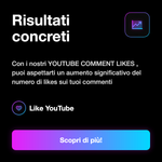 Like ai Commenti YouTube 👍💬 • Comment Likes - Risultati concreti: Con i nostri YOUTUBE COMMENT LIKES , puoi aspettarti un aumento significativo del numero di likes sui tuoi commenti