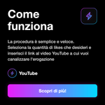 Like ai Commenti YouTube 👍💬 • Comment Likes - Come funziona: La procedura è semplice e veloce. Seleziona la quantità di likes che desideri e inserisci il link al video YouTube a cui vuoi canalizzare l'erogazione