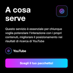Like YouTube Egitto 🇪🇬 • Engagement - A cosa serve: Questo servizio è essenziale per chiunque voglia potenziare l'interazione con i propri contenuti, migliorare il posizionamento nei risultati di ricerca di YouTube