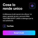 Like YouTube Egitto 🇪🇬 • Engagement - Cosa lo rende unico: A differenza di altri servizi che offrono 'mi piace' generati da bot o account fittizi, YOUTUBE EGYPT LIKES si distingue per la sua autenticità