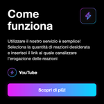 Reazioni YouTube Live 🔴 • Inserimento link della diretta