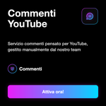 Commenti YouTube Random 💬 • Random Comments - Commenti YouTube: Servizio commenti pensato per YouTube, gestito manualmente dal nostro team