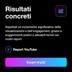 Report YouTube 📊, analisi dei dati disponibili per il contenuto selezionato