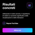 Condivisioni YouTube SEO 🔎 • Nessuna garanzia di posizionamento