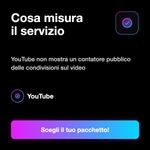 Condivisioni Social YouTube 🌐🔁 • Share Services - Cosa misura il servizio: YouTube non mostra un contatore pubblico delle condivisioni sul video