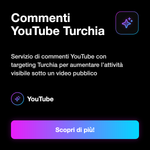 Commenti YouTube Turchia 🇹🇷 • Engagement Video - Commenti YouTube Turchia: Servizio di commenti YouTube con targeting Turchia per aumentare l’attività visibile sotto un video pubblico