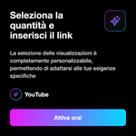 YouTube Views Turchia 👁️ • Selezione quantità visualizzazioni