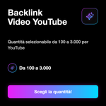 Backlink Video YouTube 🔗 • SEO e Link Building - Backlink Video YouTube: Quantità selezionabile da 100 a 3.000 per YouTube